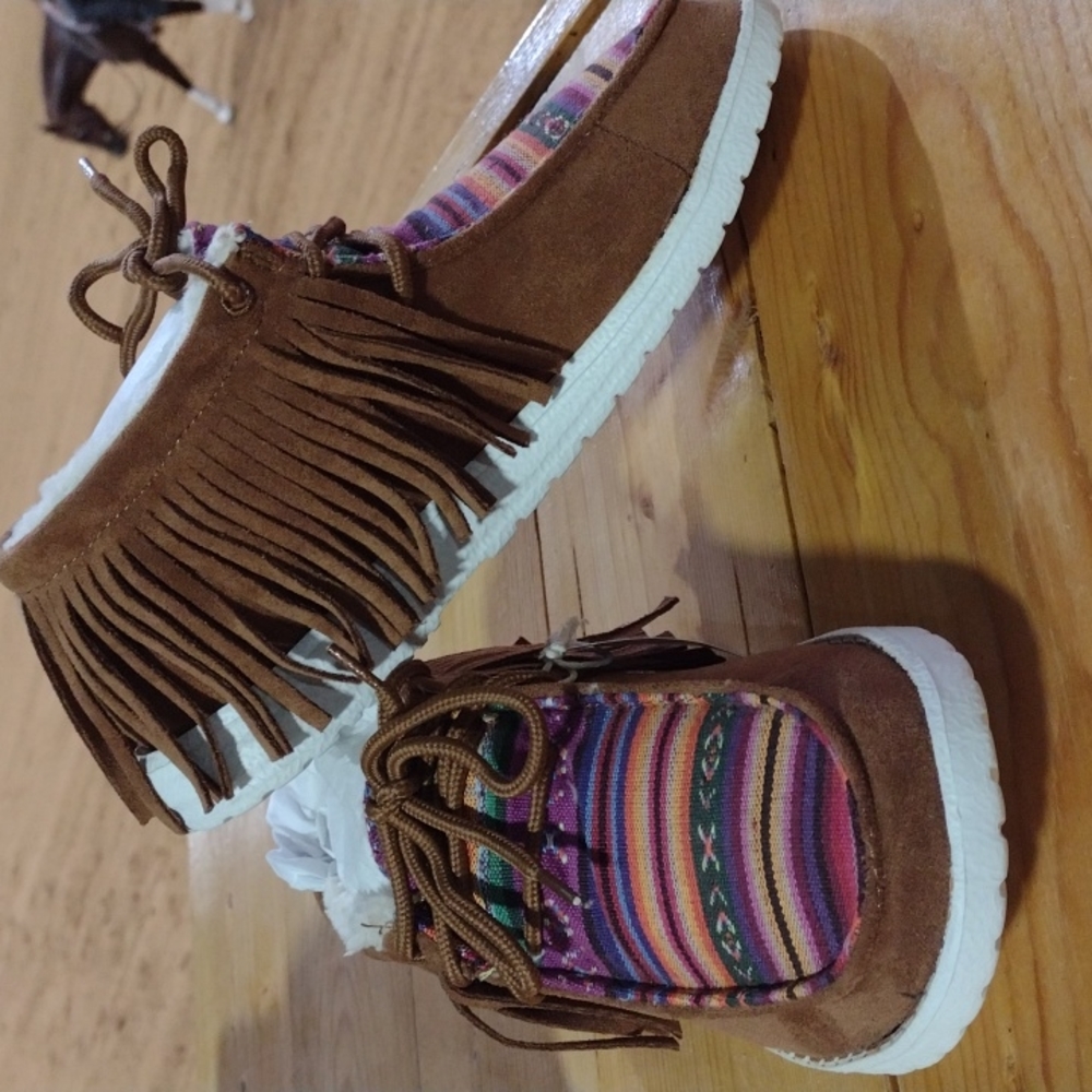 NWT Gypsy Jazz Sunrise Tan Moccasin - Picture 2 of 6